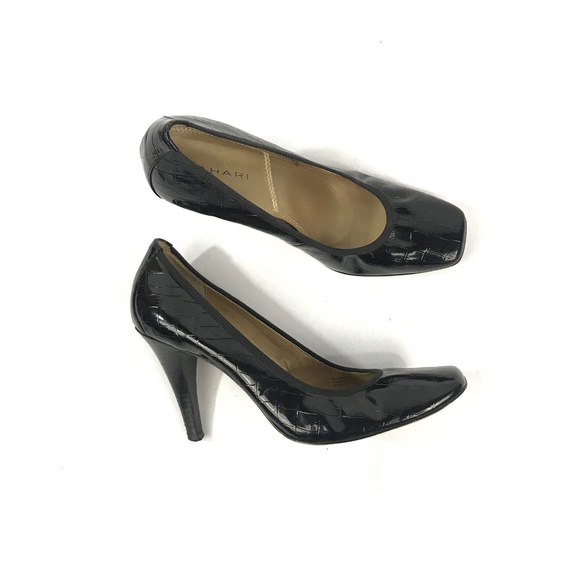 Tahari High Heel Shoes Croc Print Pumps - Picture 2 of 4